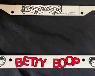 Betty Boop License Plate Frame