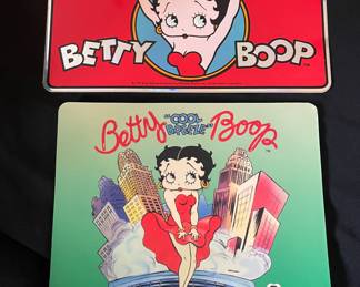 Betty Boop Plate and Mouse Pad