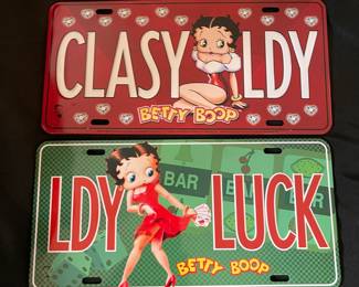 Betty Boop Plates