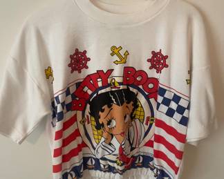 Betty Boop Crop Top