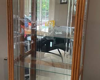 Display Case or Curio Cabinet Lighted