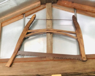 Antique bow back saw