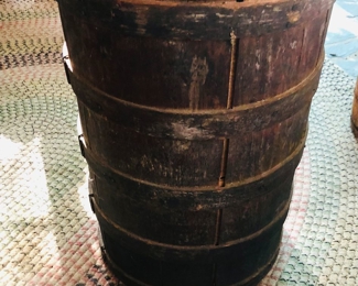 50 gal wooden barrel 