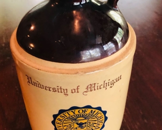 Univ of Michigan decal on stacker jug