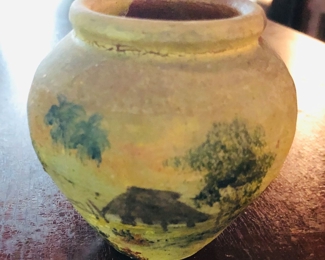 Camagues Cuban hand turned and painted pottery