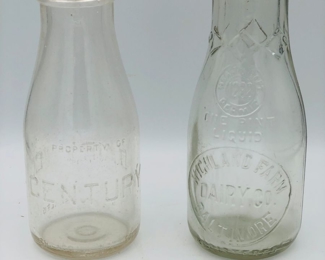 Lots of milk bottles