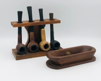 Vintage pipes in stand
Pipe rest