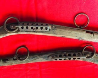 Primitive mule yokes