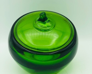 Viking orbital sphere covered candy dish