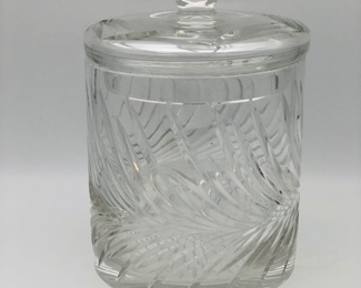 Lyor Portiche Crystal biscuit jar