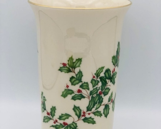 Lenox holiday vase