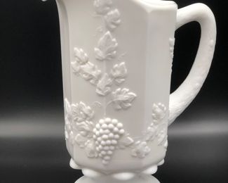 Westmoreland paneled grape pitcher 
