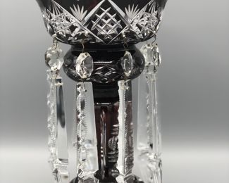 Vintage Bohemian Czech ruby red luster