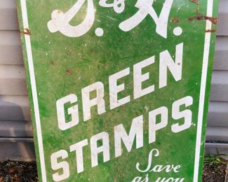 Nice vintage S & H sign