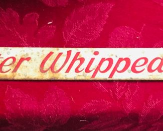 Vintage Sunbeam door push