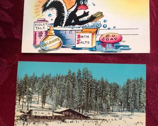 Lots of vintage postcards