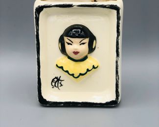 Vintage L F Ceramics wall pocket