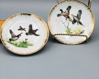 Hand painted Artmark plates