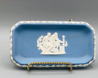 Vintage Wedgwood Jasperware Pen Dish, D. 1971