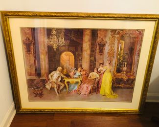 Game Night framed print By Courtney Hiersche