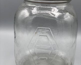 1940’s Duraglass jar Statesboro lard