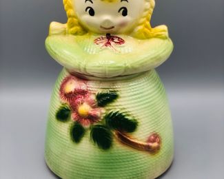 Vintage American bisque cookie jar
