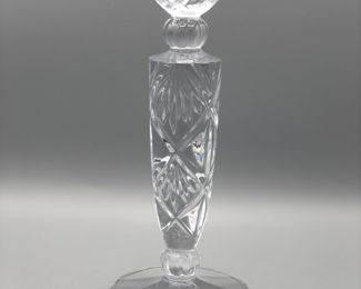 Pair of Shannon crystal candlesticks 