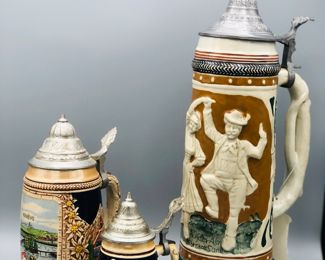 Collecting of steins/ some German some Avon