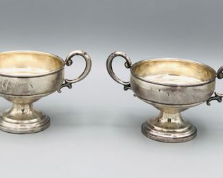 Sterling Whiting creamer and sugar