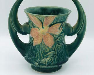 Roseville clematis green basket 