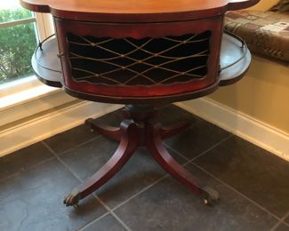 Large 1940’s drum table 