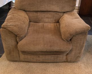 Chair with ottoman 