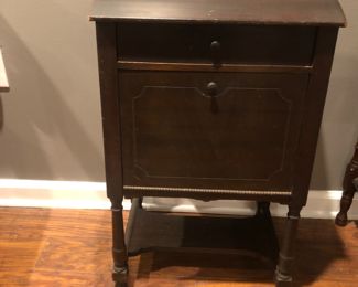 Antique sewing cabinet