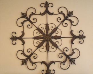 Large metal wall decor