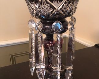 Bohemian ruby Czech luster