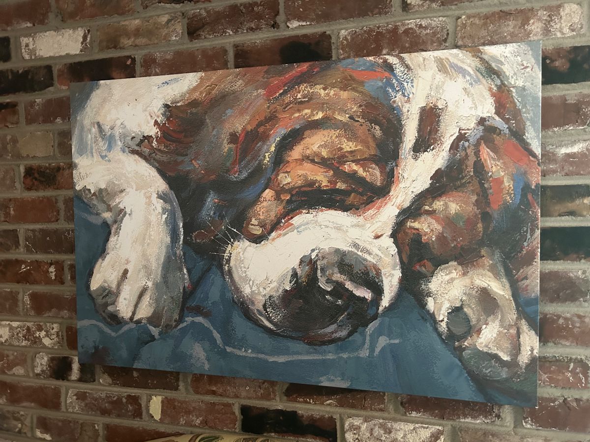#3 Artwork Dog 36x24  SOLD