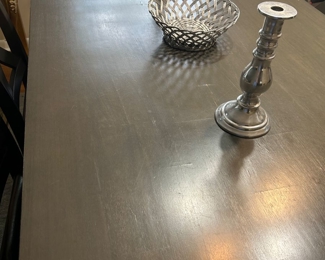 #13 High Top Table w/6 chairs  60x36x36  (as is top) $175