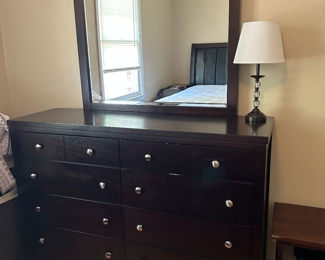 #35 Dresser w/mirror 56x17x39.5  $125