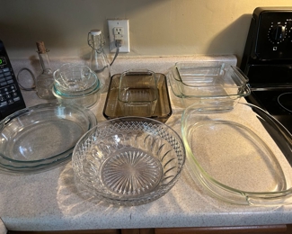 #51 Glass baking dishes 14 pcs  $20