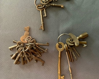 Keys Antique  Sample of larger set