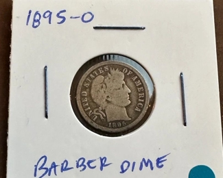 003 101 1895O Barber Dime