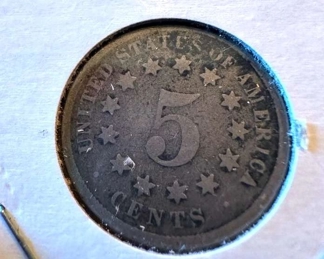 103 1871 Shield Nickel