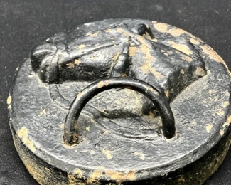 404 Atq Wrought Iron Horse Boot Cleaner