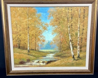 460 Acrylic Painting Signed By Artist