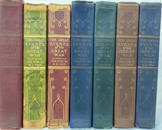 710 7 Volume Set Of World War 1 Books