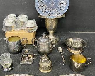 722 Silverplated Items