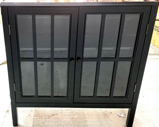 762 Black Console Cabinet