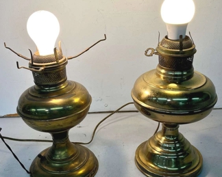 838 Brass Plated Lamps