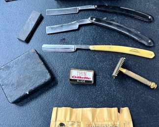 862 Vtg Barber Razors