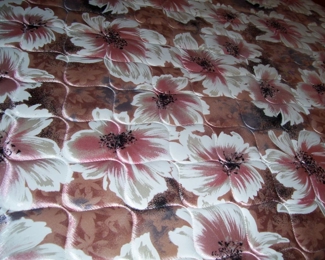 CLOSE UP OF FULL SIZE MATTRESS IN EXCELLENT CONDITION